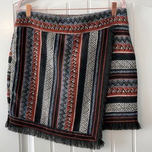 Chelsea & Violet Faux Wrap Skirt, Size L